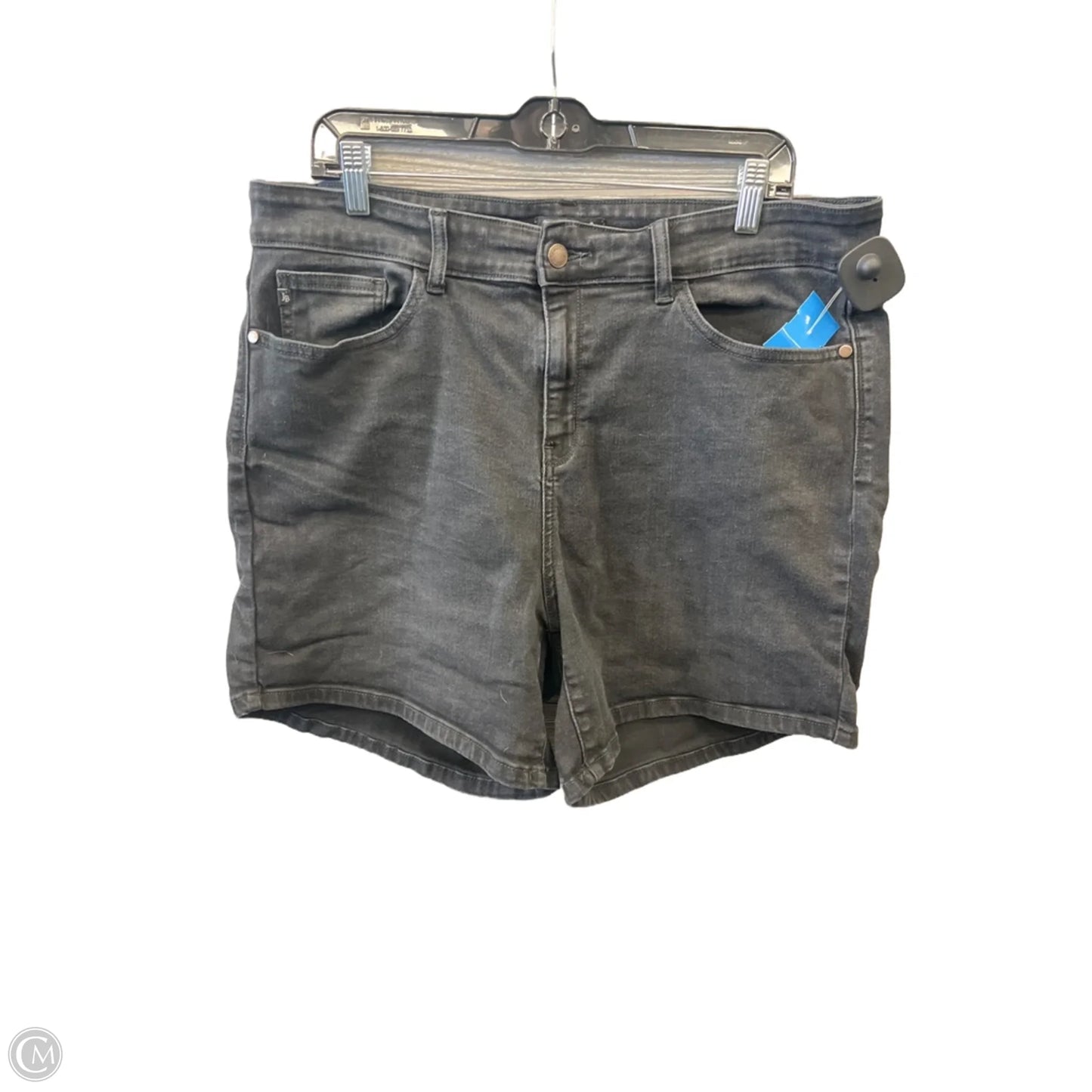 Shorts By Judy Blue In Black Denim, Size: 3x