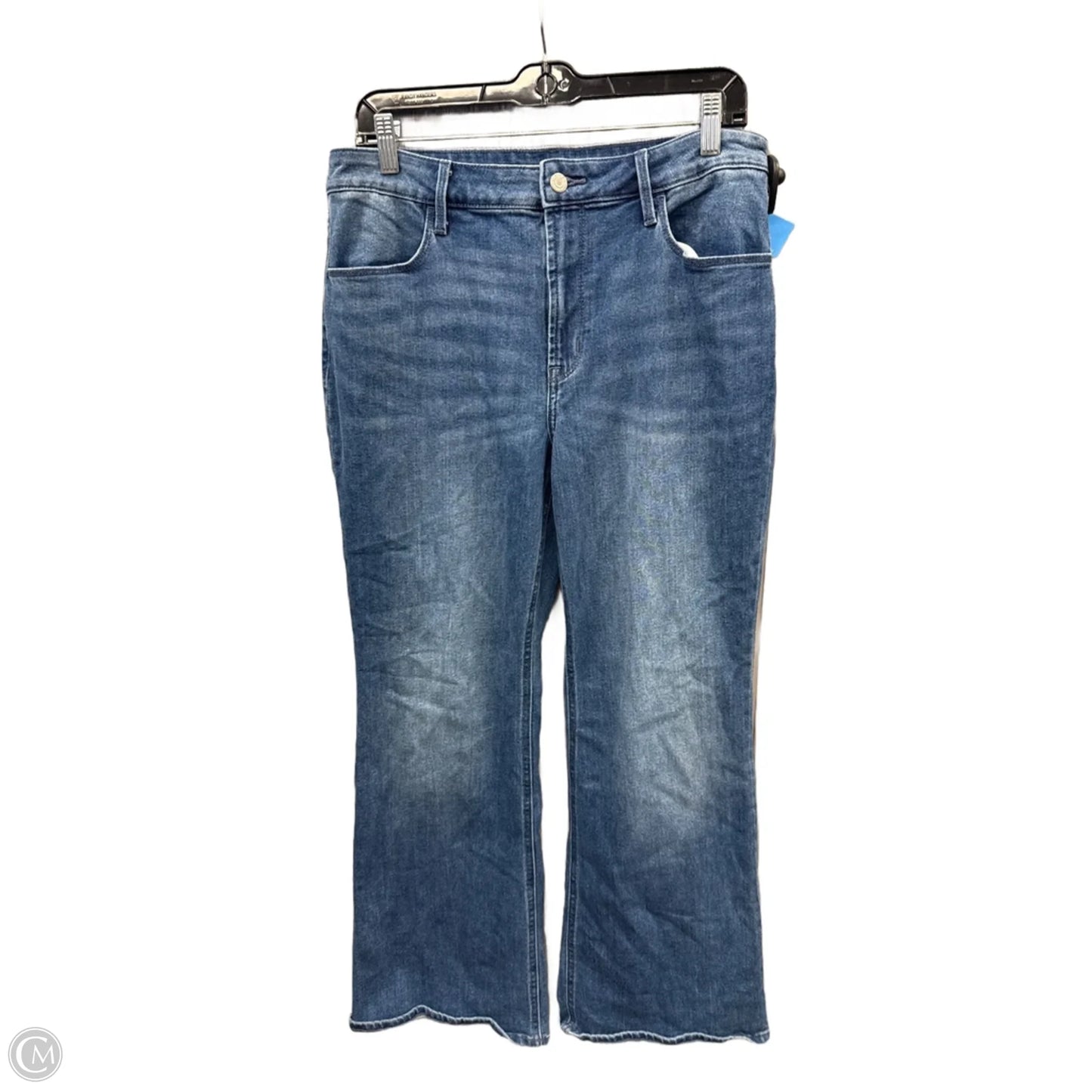 Jeans Flared By Old Navy In Blue Denim, Size: 12