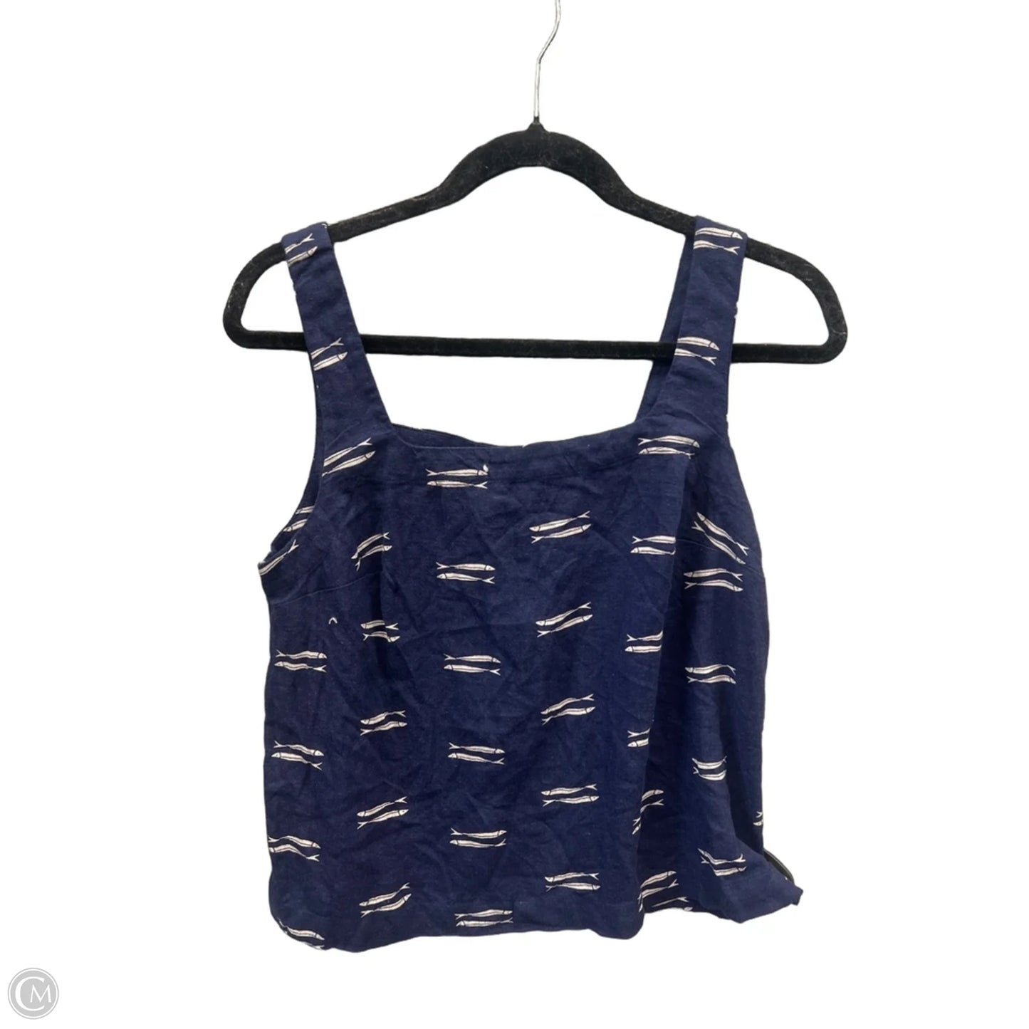 Top Sleeveless By A New Day In Navy, Size: S