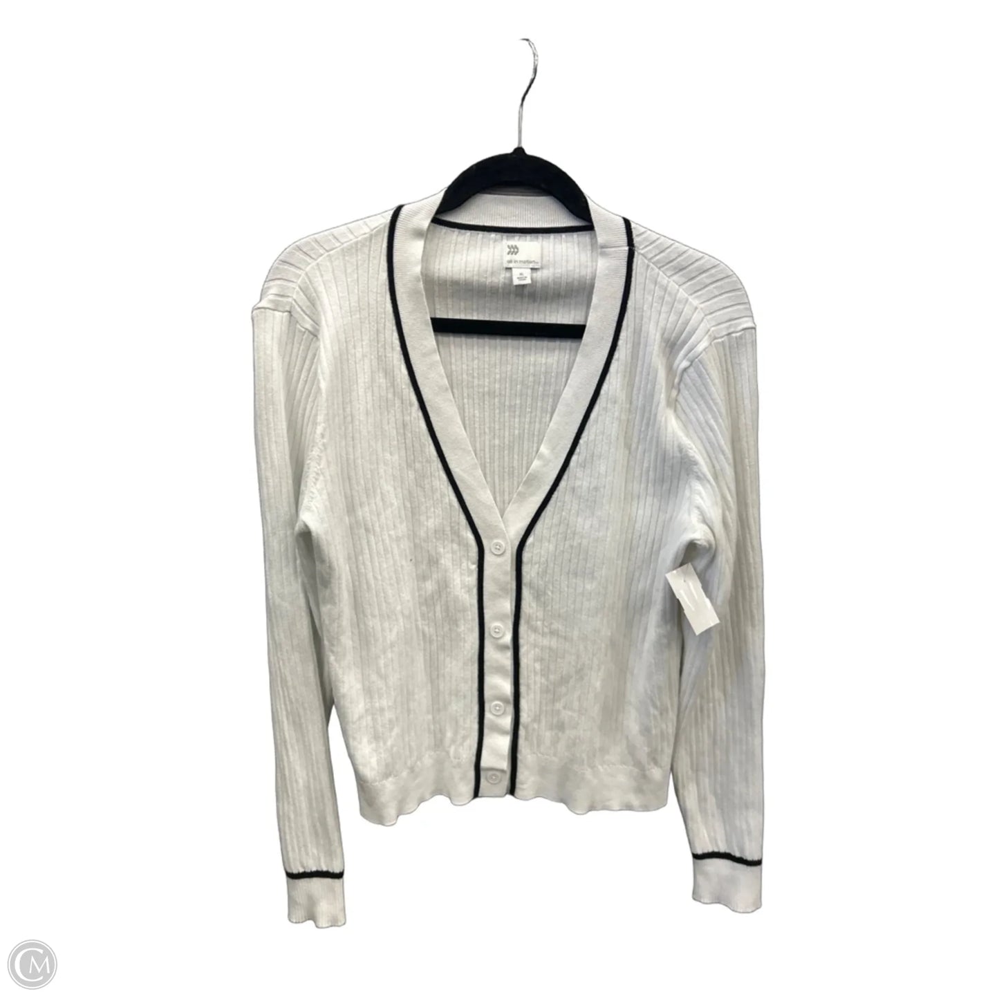 Cardigan By All In Motion In White, Size: Xl