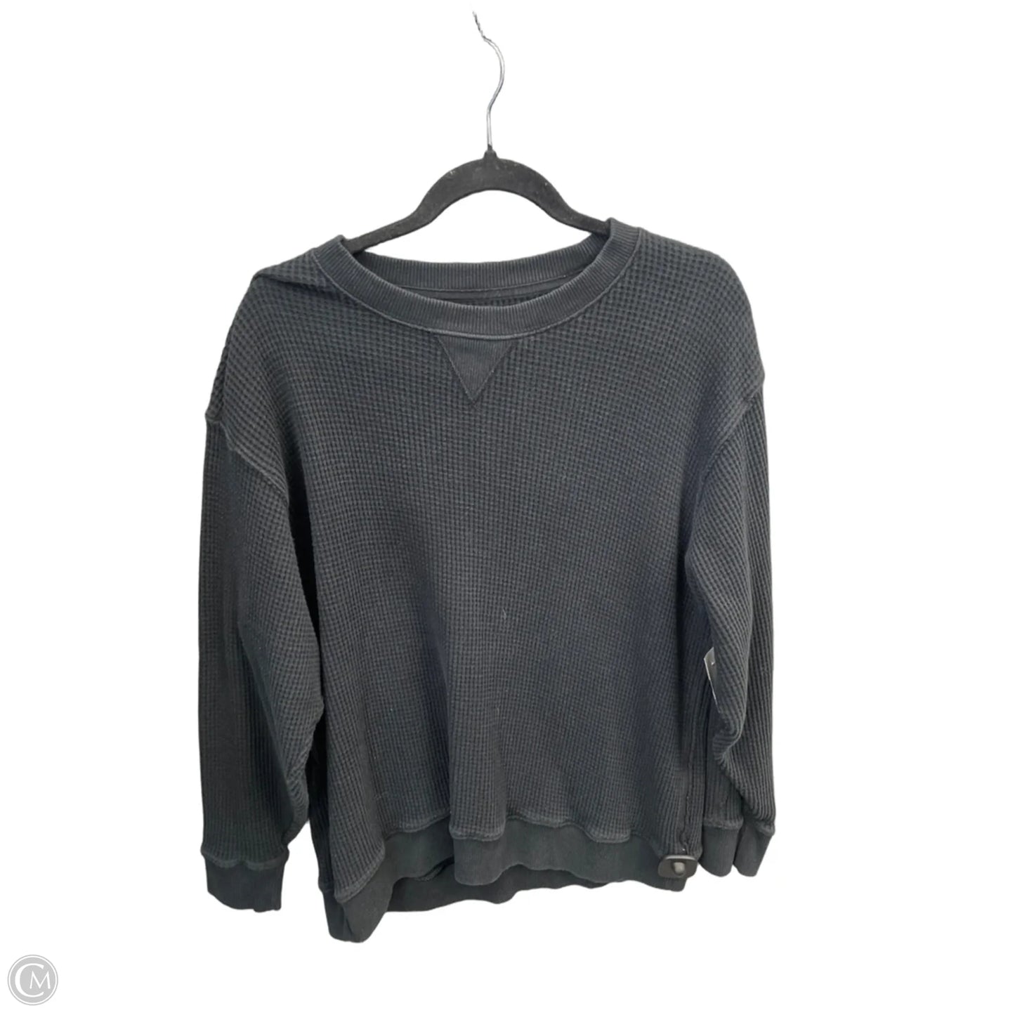 Sweatshirt Crewneck By Aerie In Black, Size: M