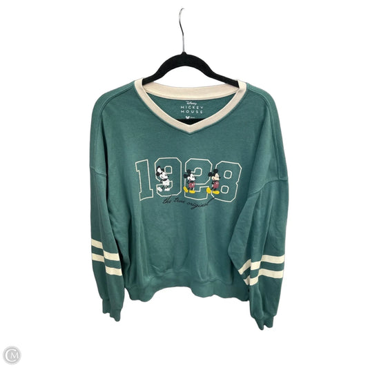 Sweatshirt Crewneck By Cmc In Green, Size: L