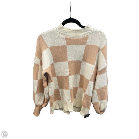 Sweater By Zesica In Cream, Size: M