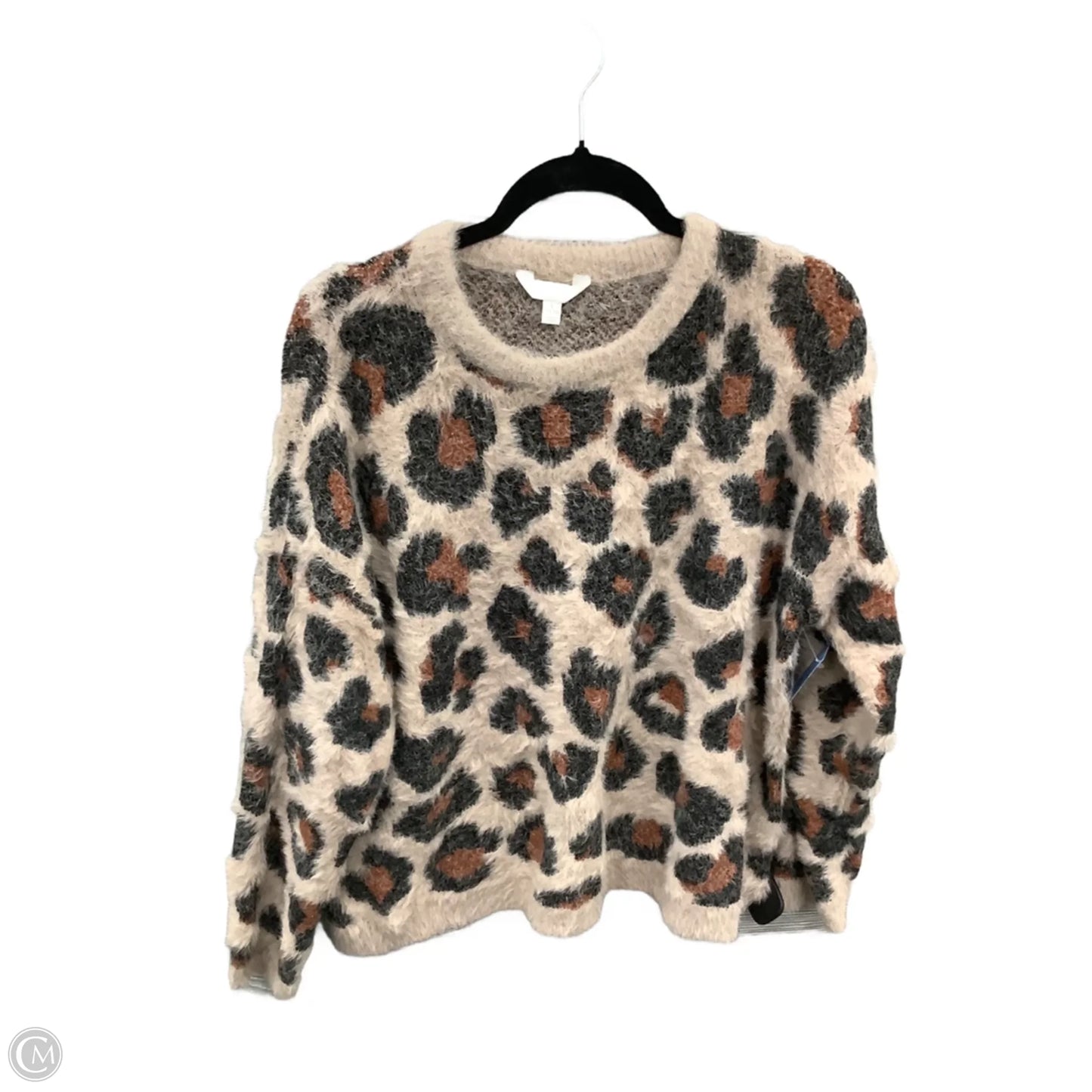 Sweater By Time And Tru In Animal Print, Size: L