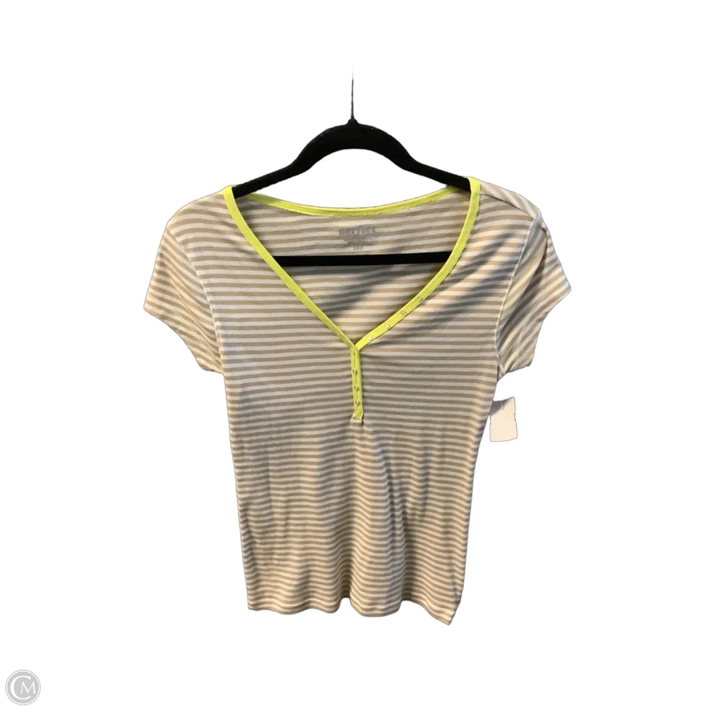 Top Short Sleeve By Old Navy In Striped Pattern, Size: Sp