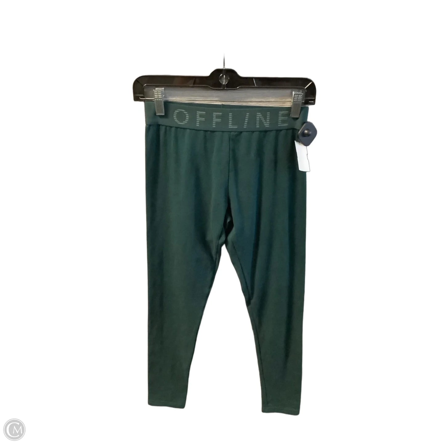 Athletic Leggings By Offline In Green, Size: M
