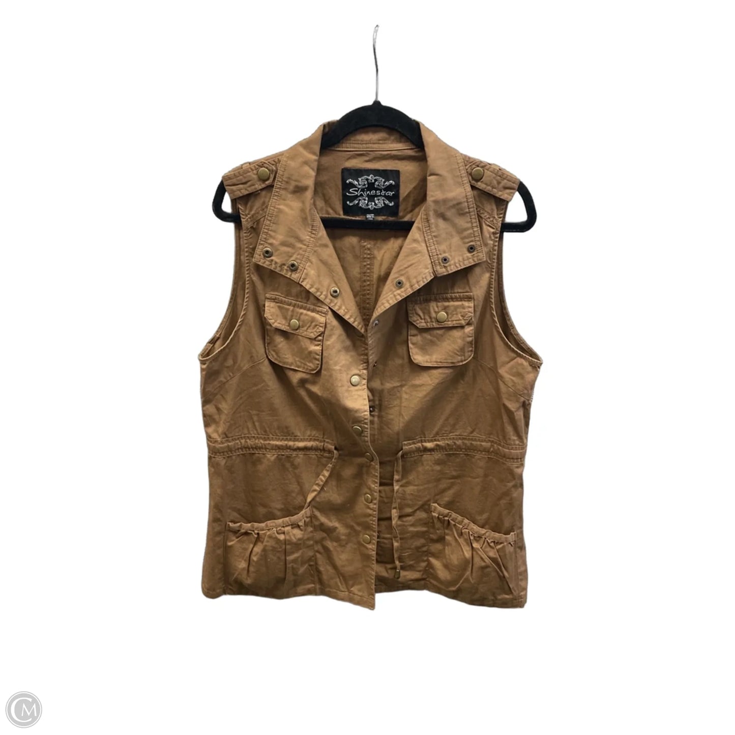 Vest Other By Shinestar In Brown, Size: Xl