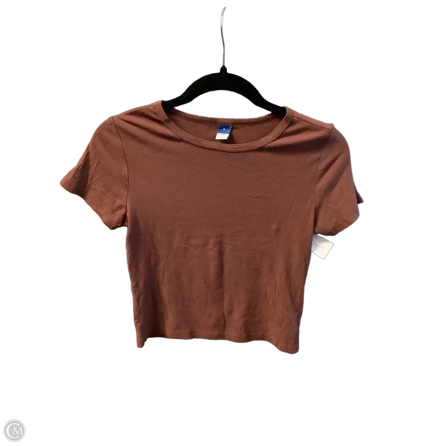 Top Short Sleeve By Old Navy In Brown, Size: S