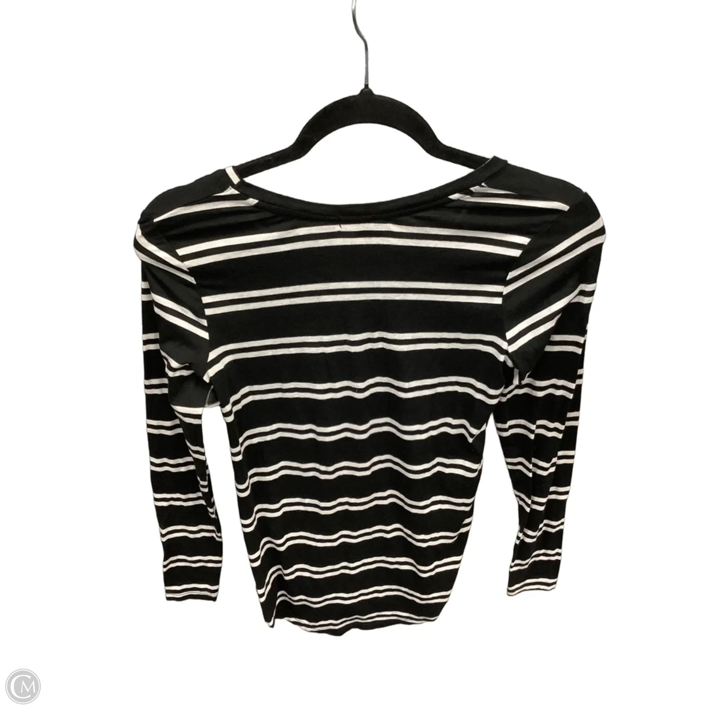 Tunic Long Sleeve By Proof In Striped Pattern, Size: S