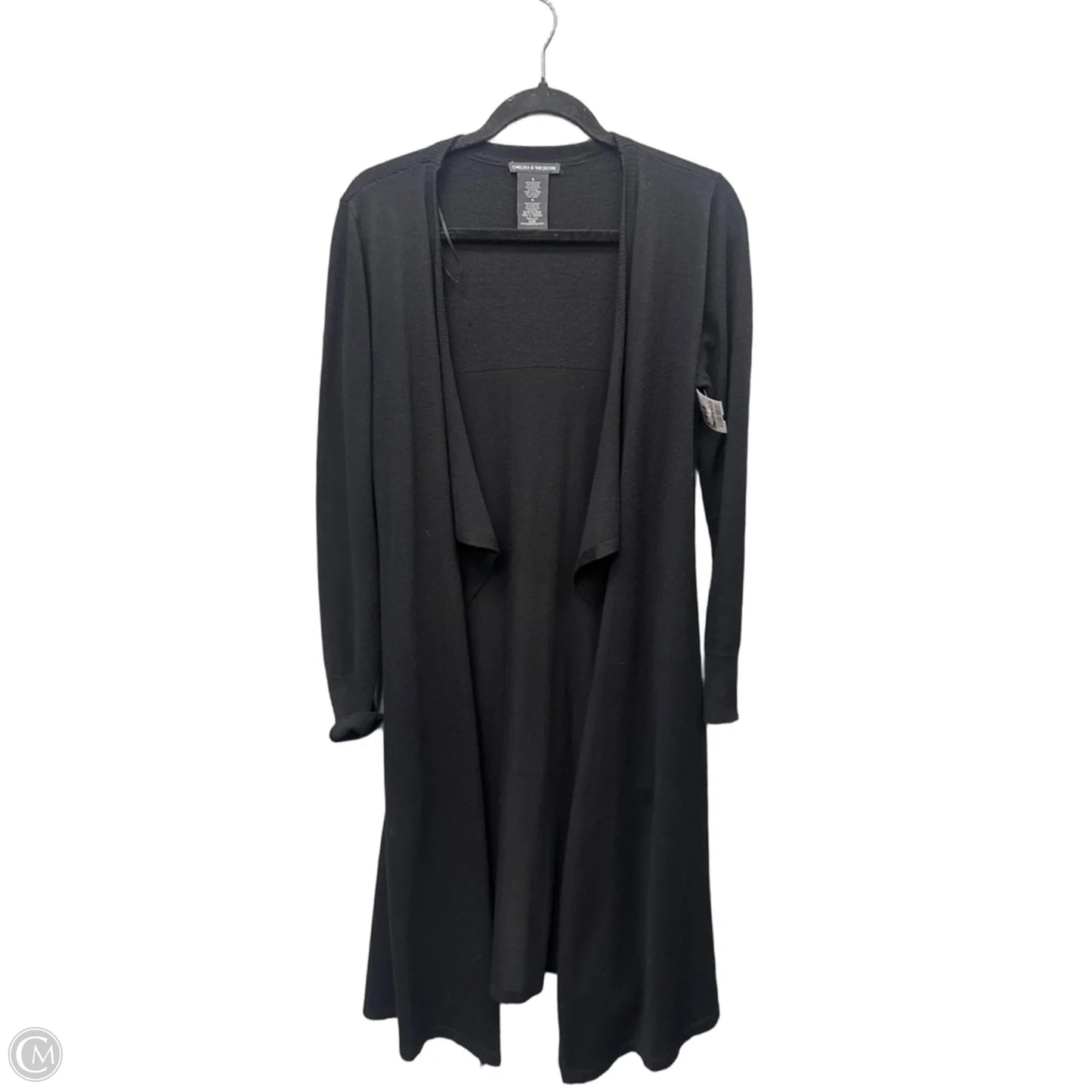 Cardigan By Chelsea And Theodore In Black, Size: S