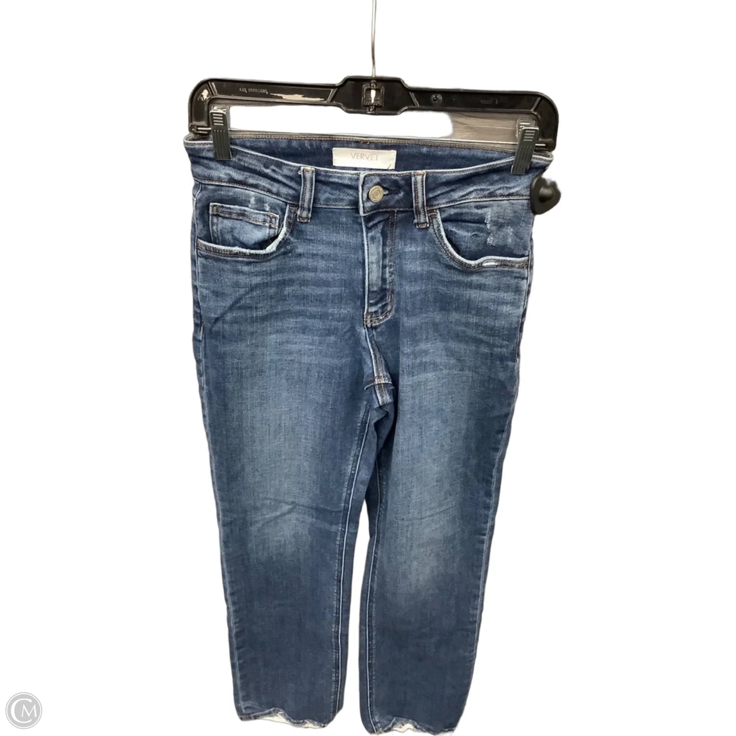 Jeans Straight By Vervet In Blue Denim, Size: 2