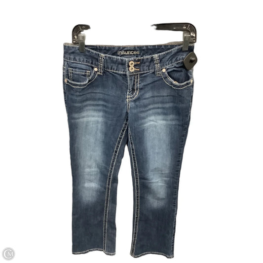 Jeans Boot Cut By Maurices In Blue Denim, Size: 4