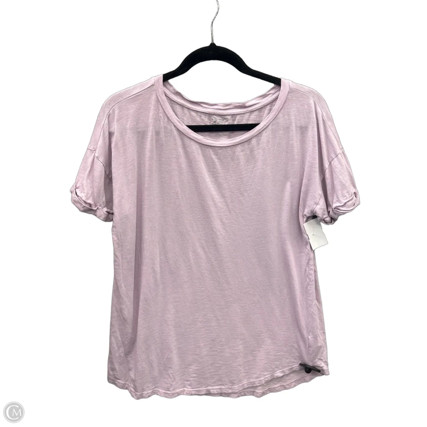 Top Short Sleeve Basic By Maurices In Purple, Size: M