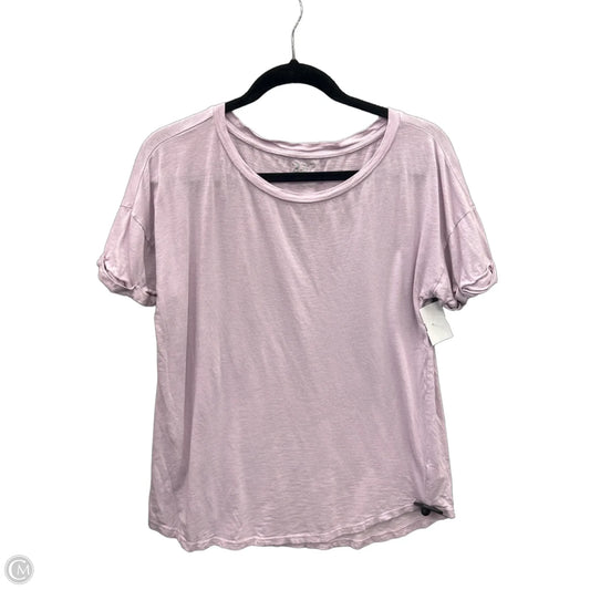 Top Short Sleeve Basic By Maurices In Purple, Size: M