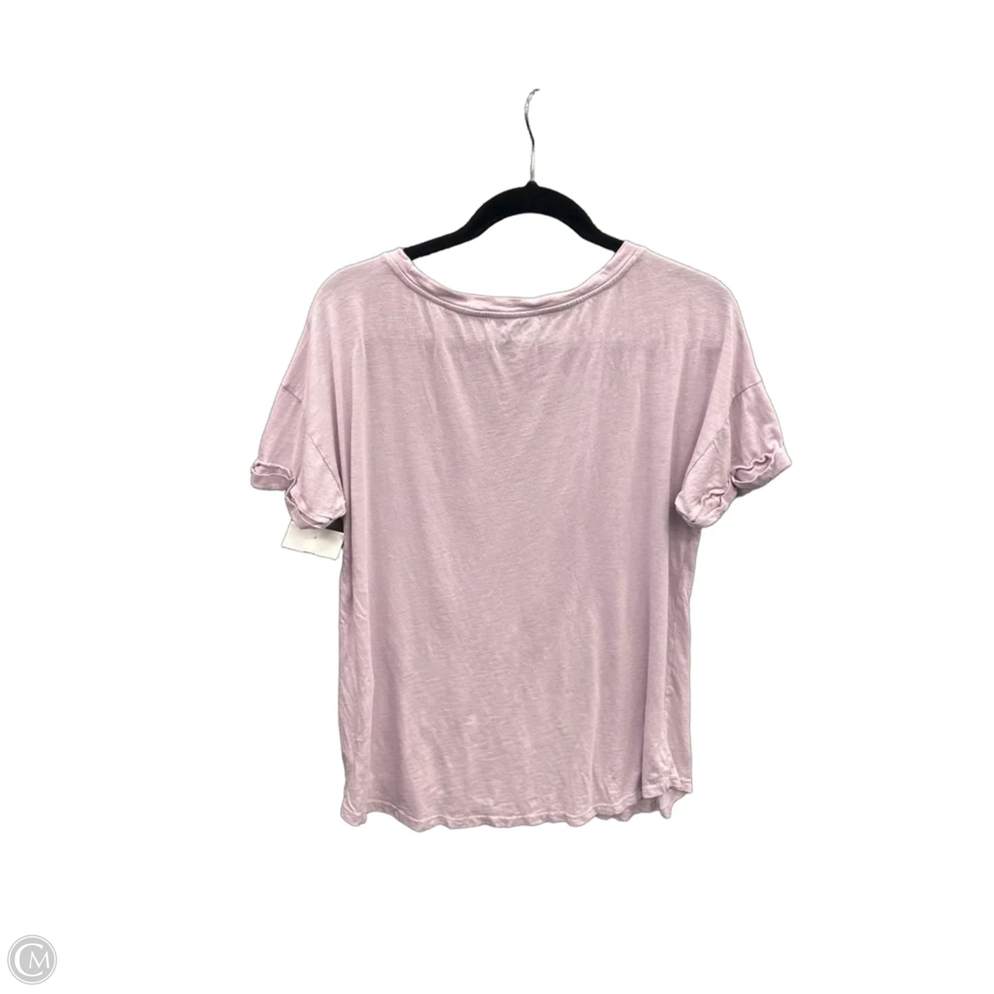Top Short Sleeve Basic By Maurices In Purple, Size: M