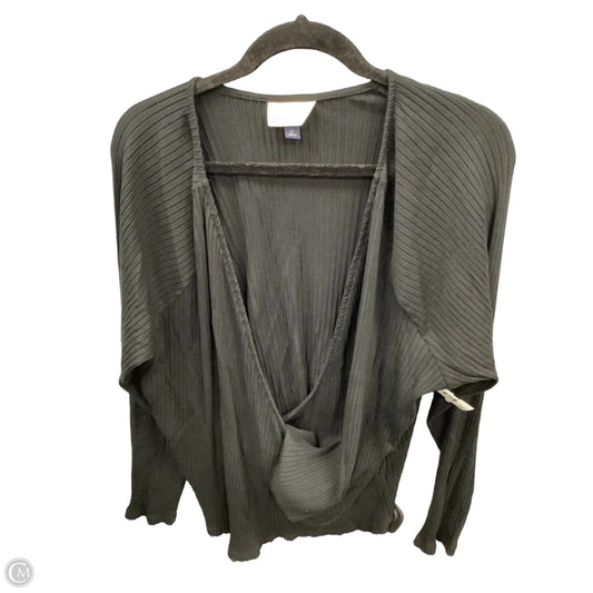 Top Long Sleeve By Universal Thread In Black, Size: 3x