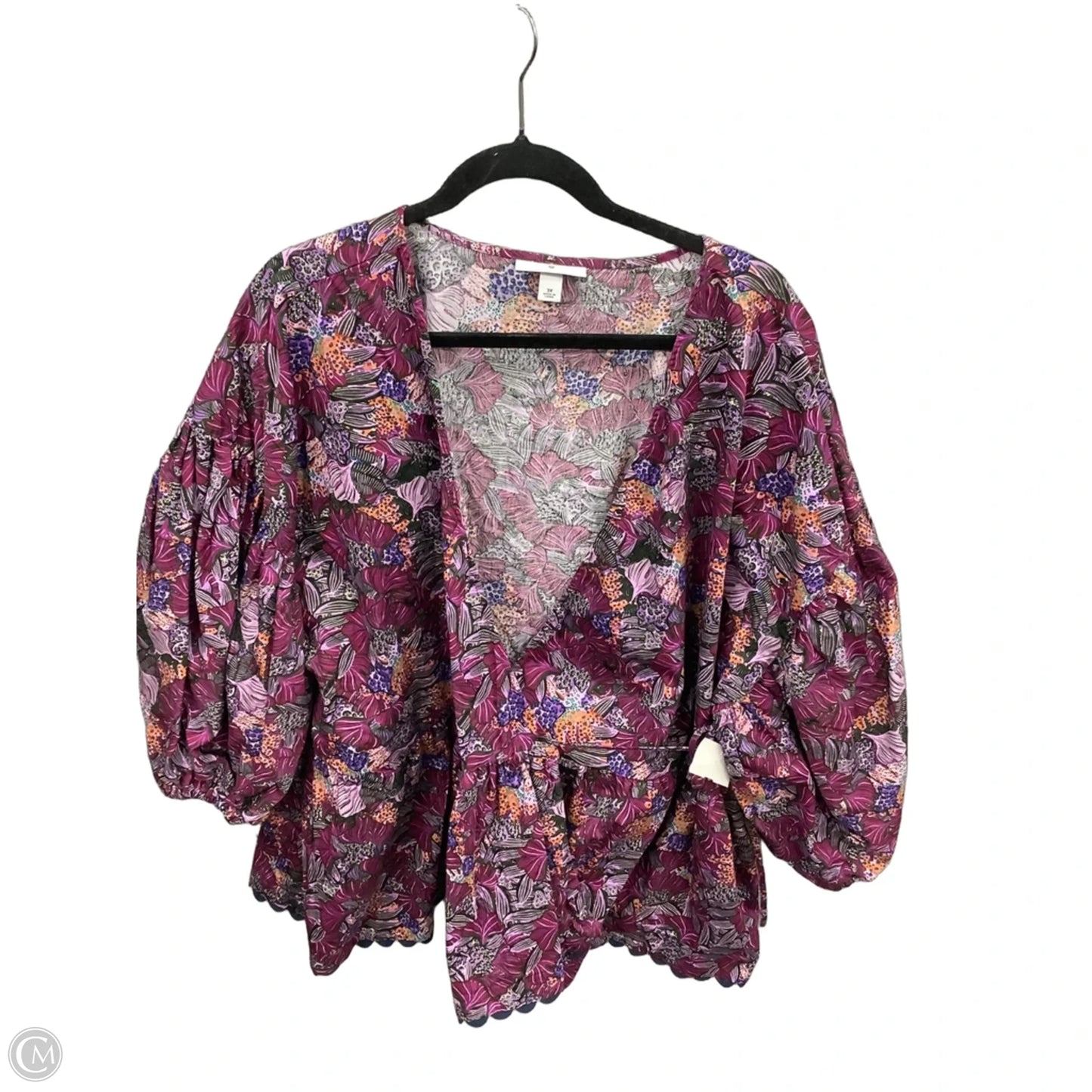 Top Short Sleeve By Clothes Mentor In Purple, Size: 3x