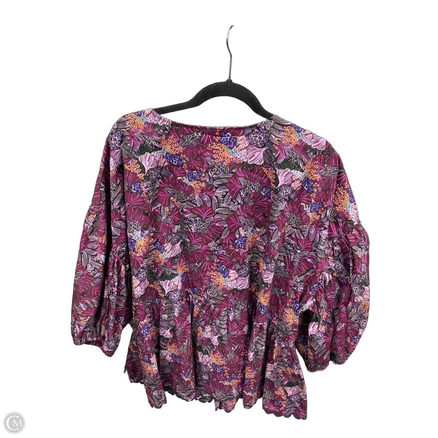 Top Short Sleeve By Clothes Mentor In Purple, Size: 3x