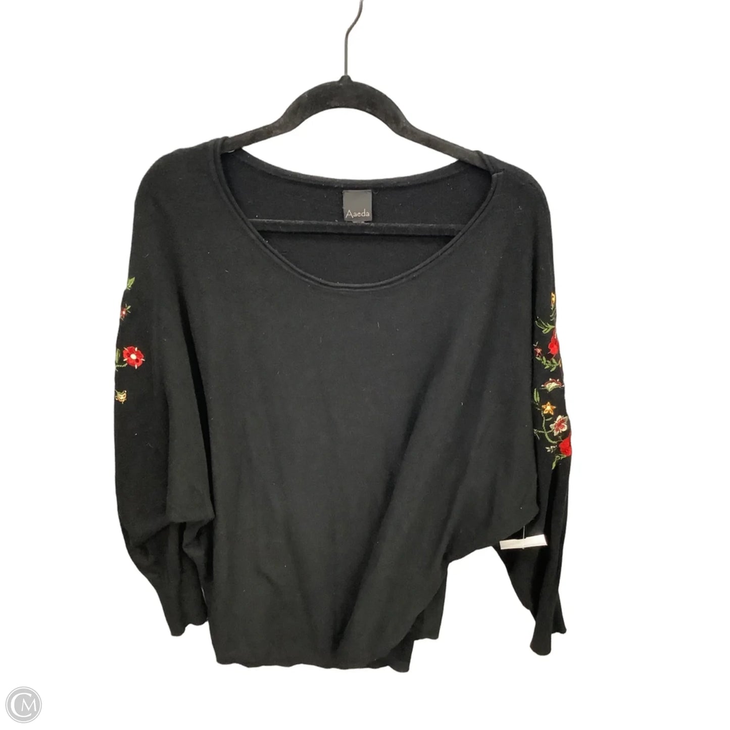 Top Long Sleeve By Aaeda In Black, Size: 2x