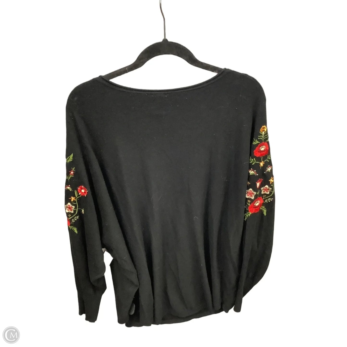 Top Long Sleeve By Aaeda In Black, Size: 2x