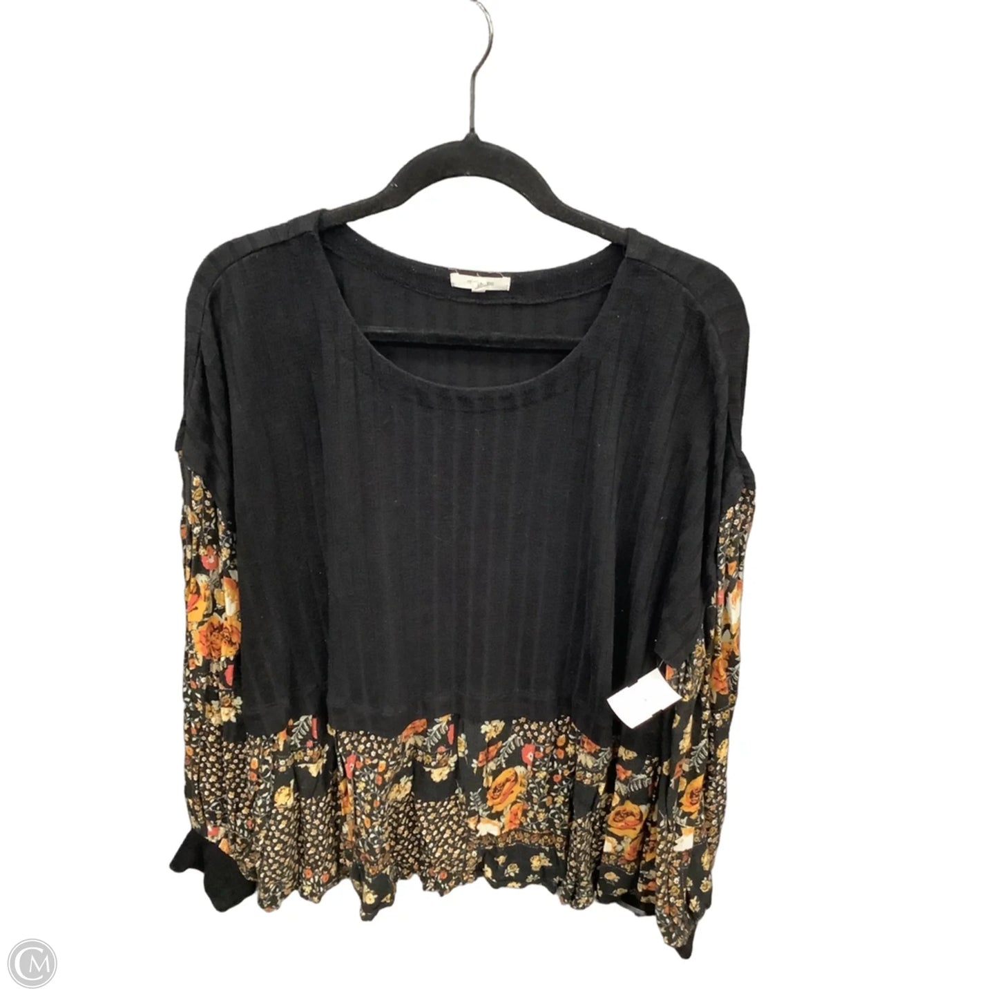 Top Long Sleeve By Maurices In Black, Size: 2x