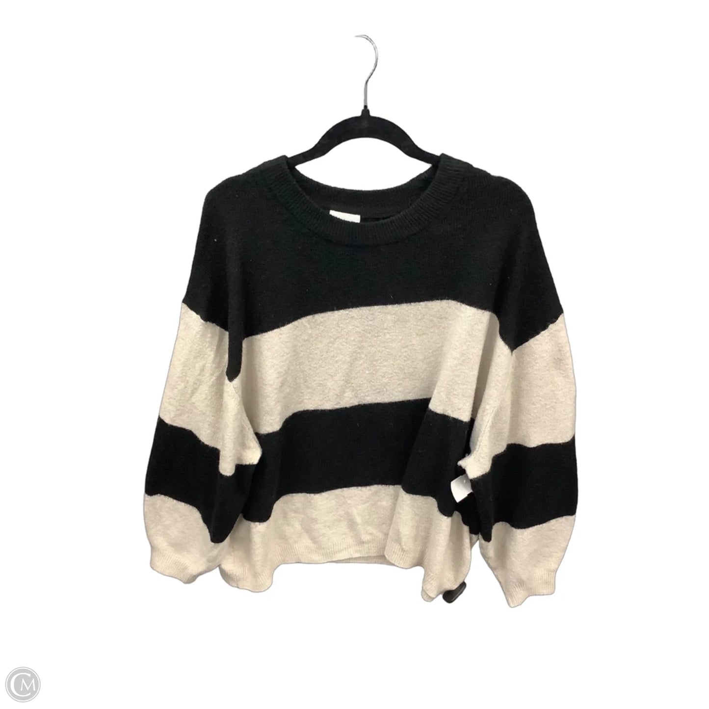 Sweater By H&m In Striped Pattern, Size: 3x