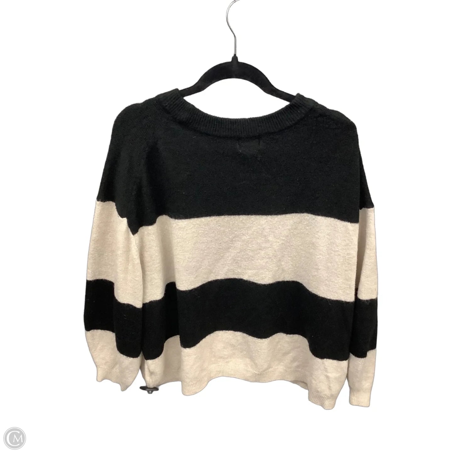 Sweater By H&m In Striped Pattern, Size: 3x