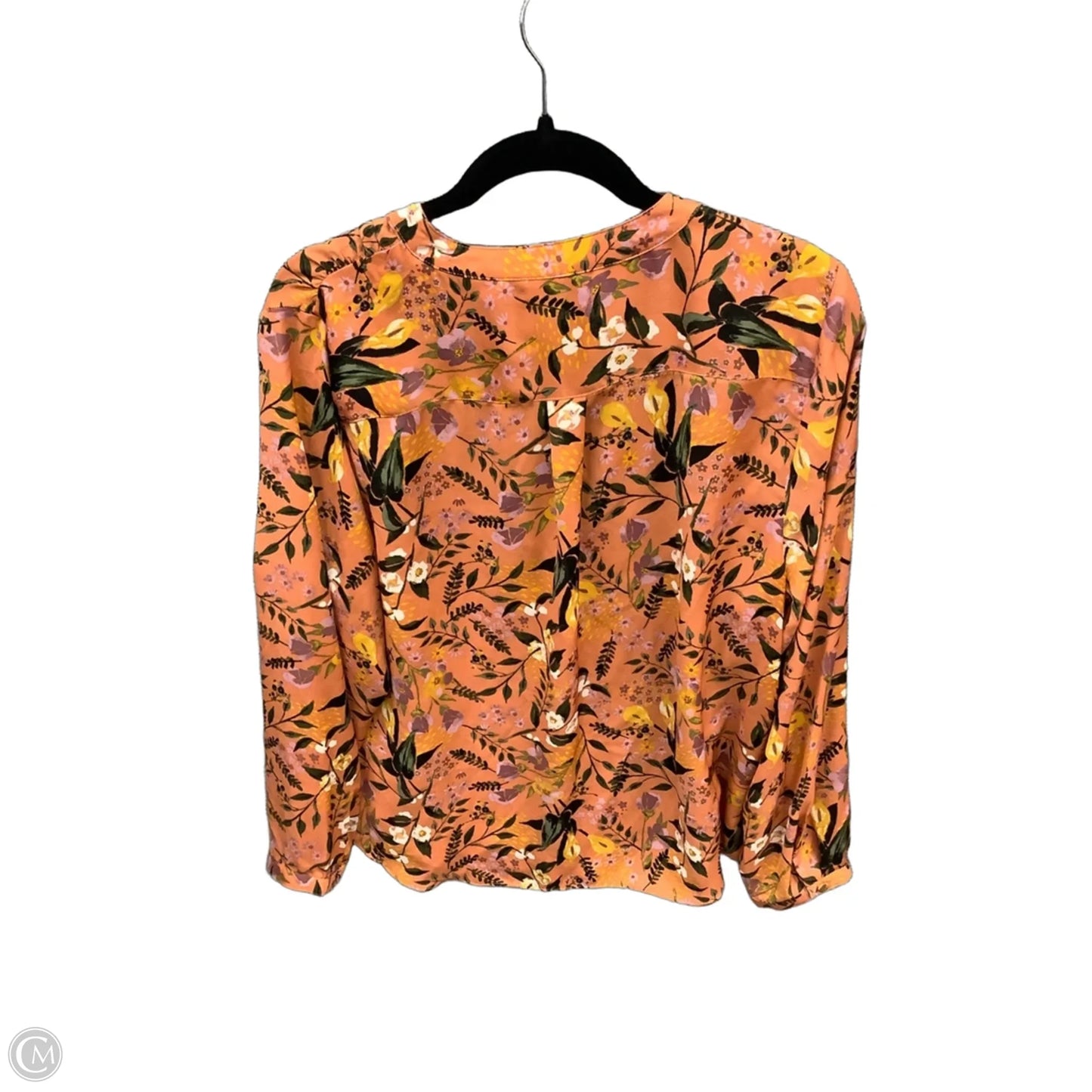 Top Long Sleeve By Ava & Viv In Orange, Size: Xl