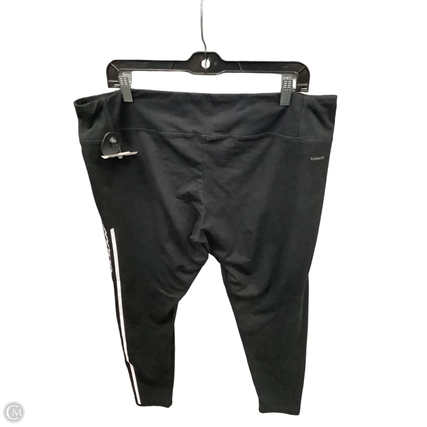 Athletic Leggings By Adidas In Black, Size: 2x