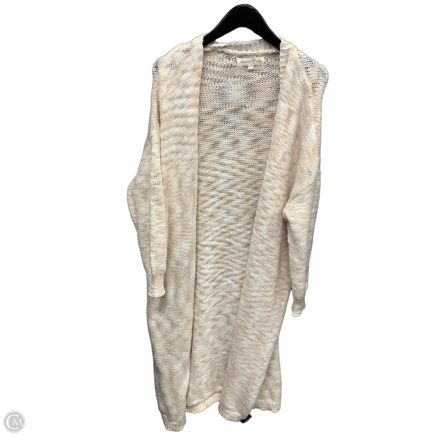 Cardigan By Penelope Rose In Cream, Size: Xl
