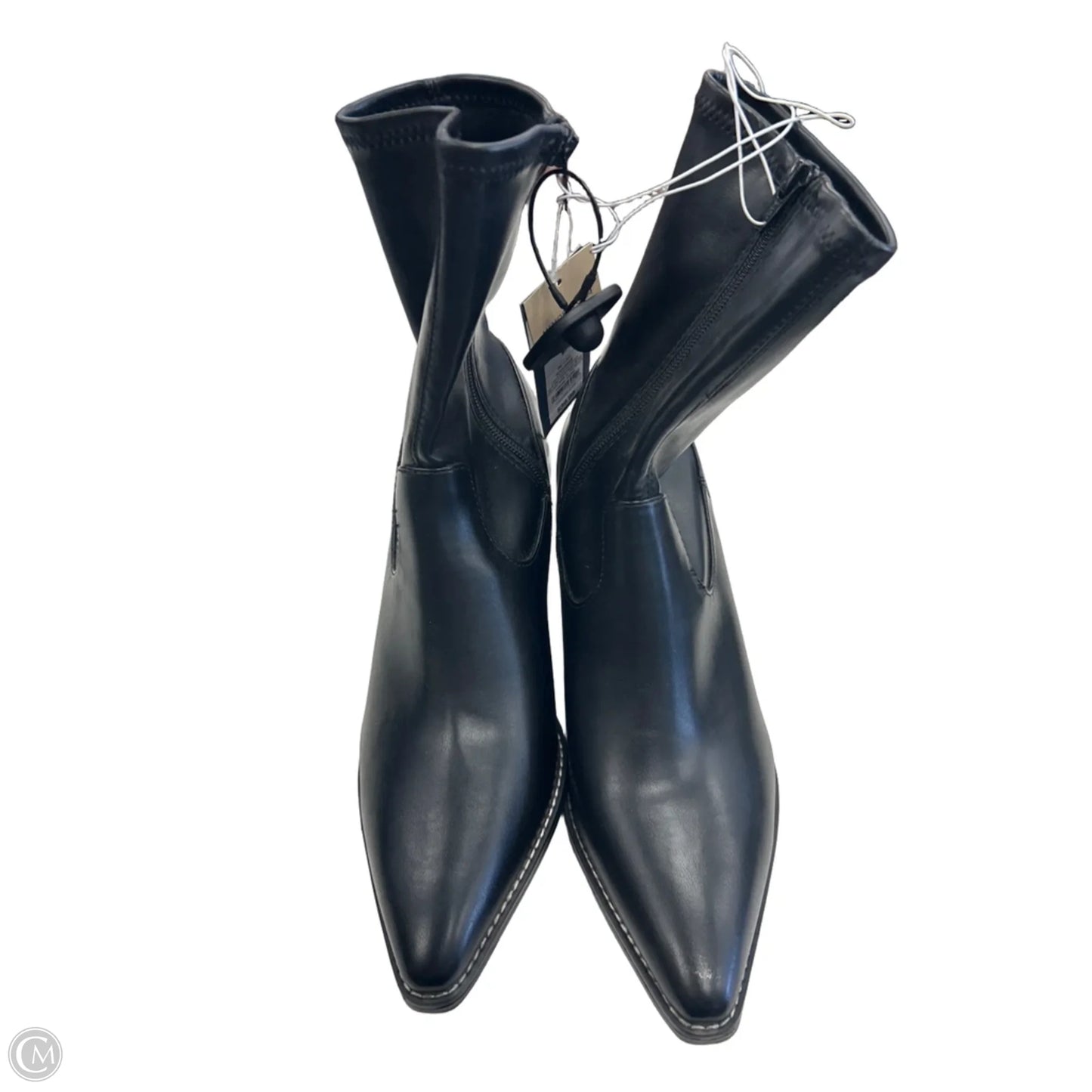 Boots Ankle Heels By Universal Thread In Black, Size: 9.5