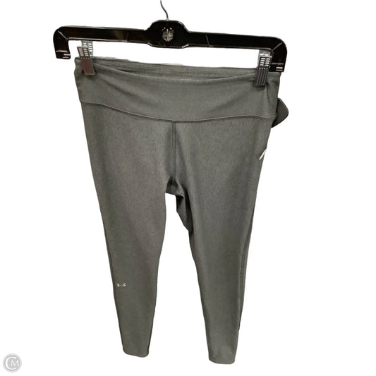 Athletic Leggings By Under Armour In Grey, Size: S