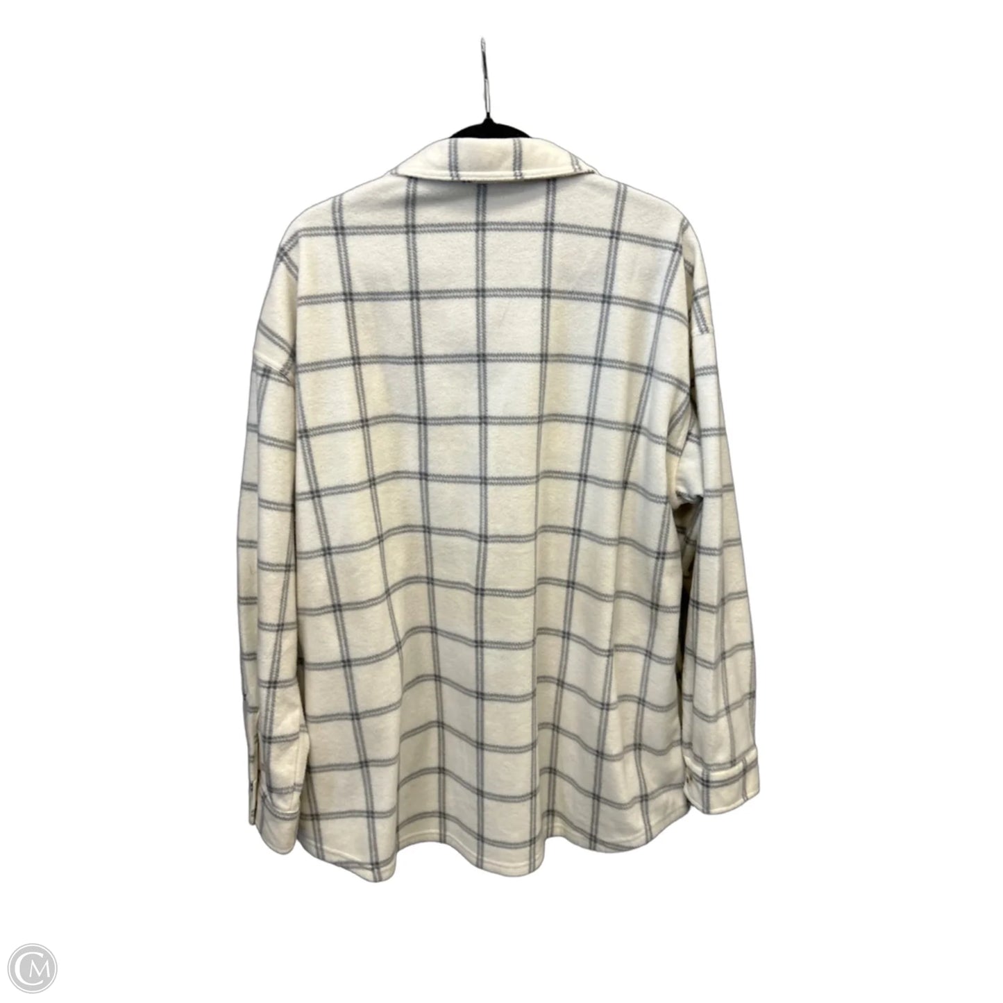 Jacket Shirt By Maurices In White, Size: Xxl