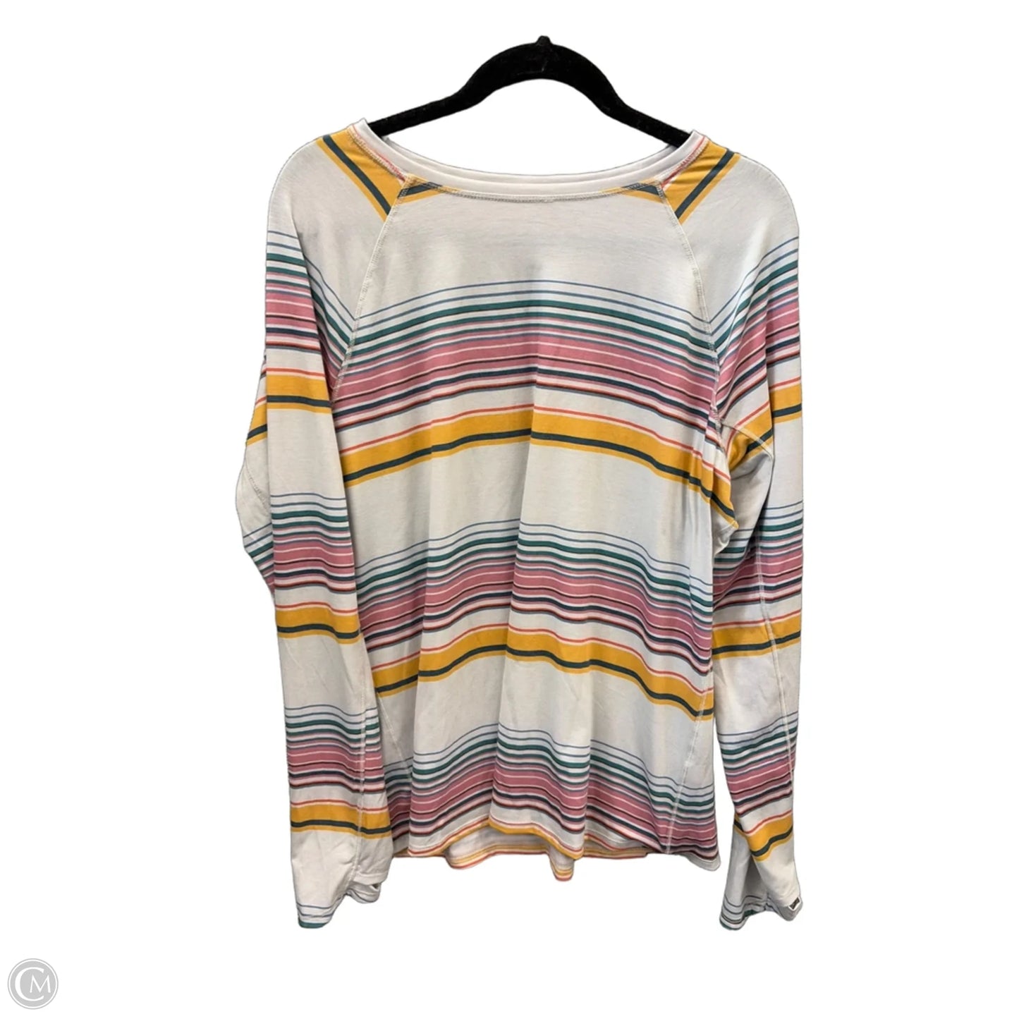 Top Long Sleeve By L.l. Bean In Striped Pattern, Size: Xl