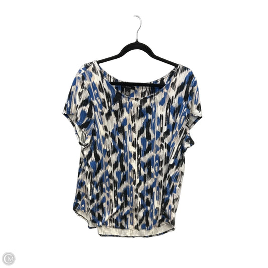 Tunic Short Sleeve By Alfani In Blue, Size: Xl