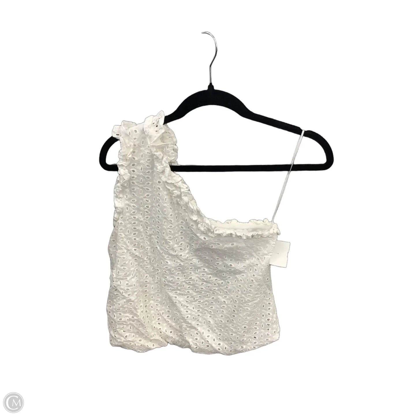 Top Sleeveless By Entro In White, Size: S