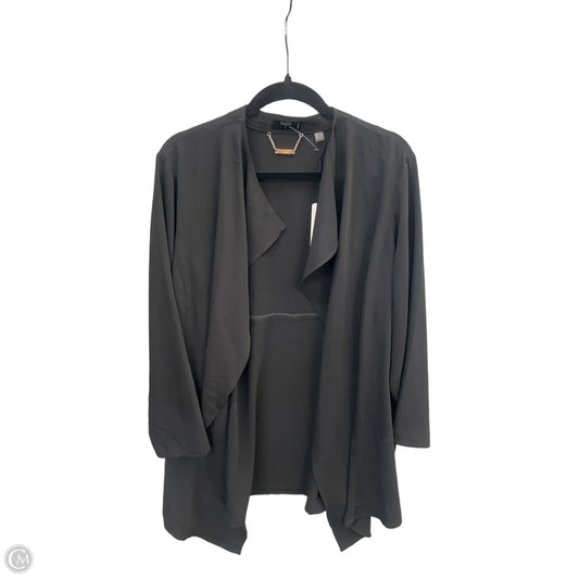 Cardigan By Tahari In Black, Size: 1x