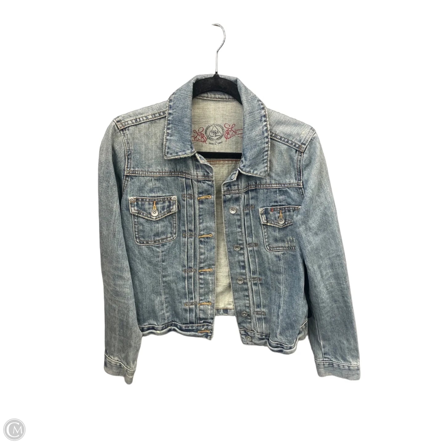 Jacket Denim By Gap In Blue Denim, Size: M