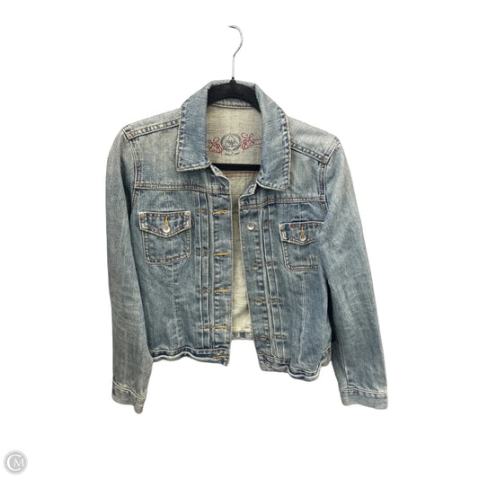 Jacket Denim By Gap In Blue Denim, Size: M