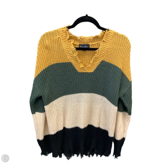 Sweater By Clothes Mentor In Yellow, Size: L