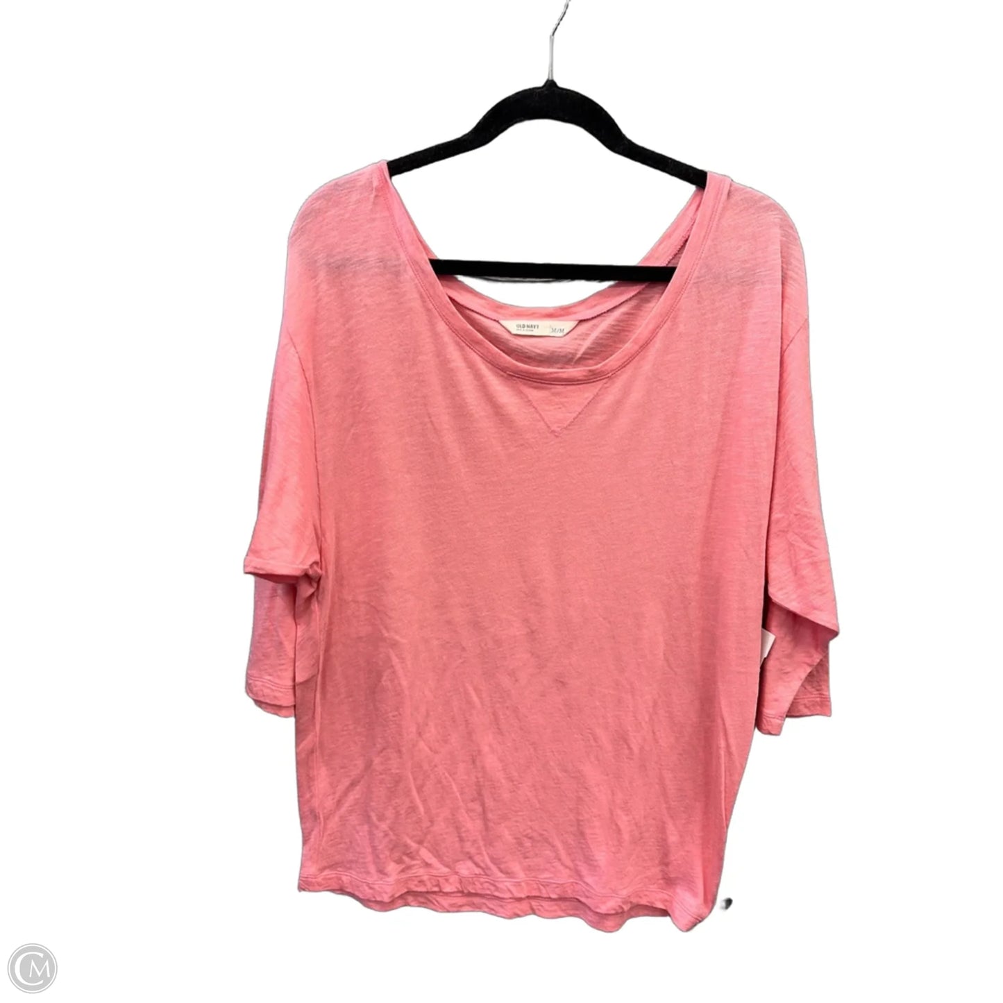 Tunic Long Sleeve By Old Navy In Pink, Size: M