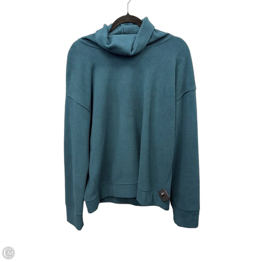 Athletic Top Long Sleeve Crewneck By Old Navy In Green, Size: L