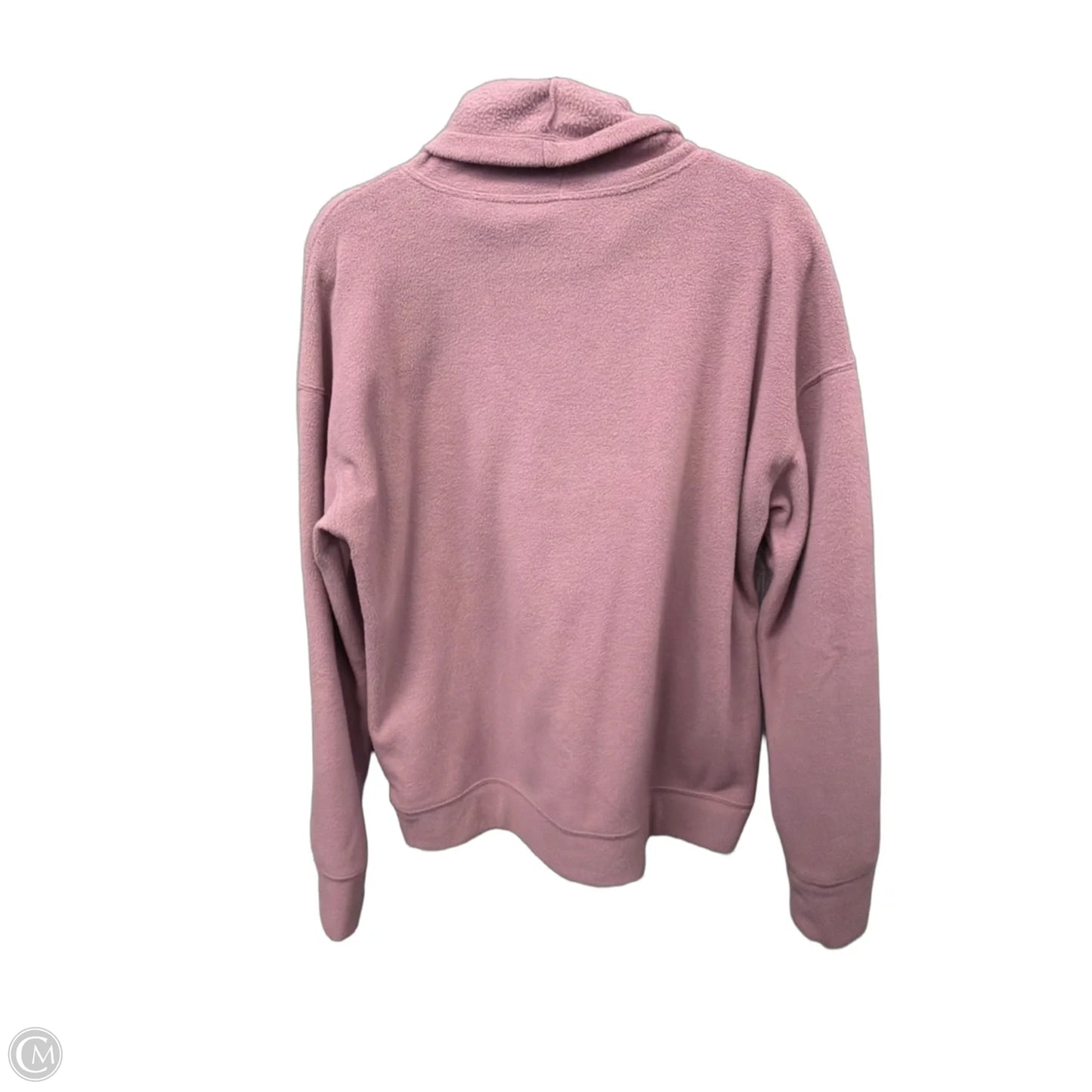 Athletic Top Long Sleeve Crewneck By Old Navy In Mauve, Size: L