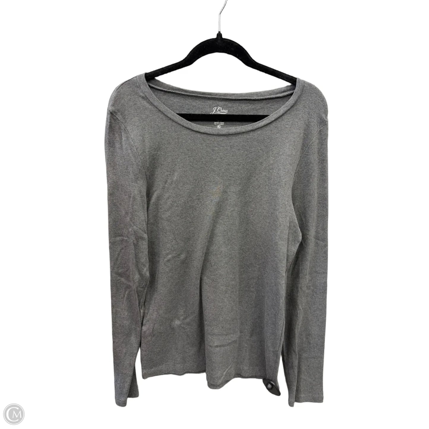 Top Long Sleeve Basic By J. Crew In Grey, Size: Xl