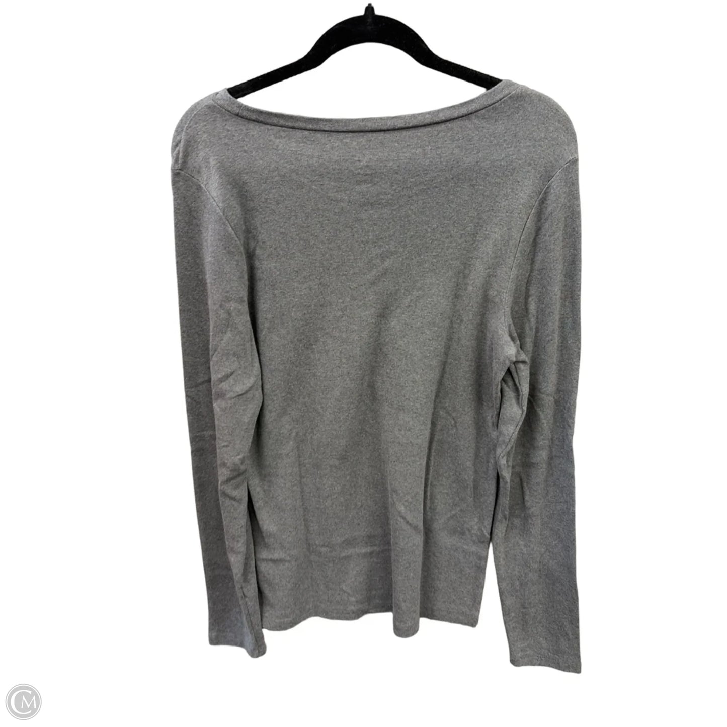 Top Long Sleeve Basic By J. Crew In Grey, Size: Xl