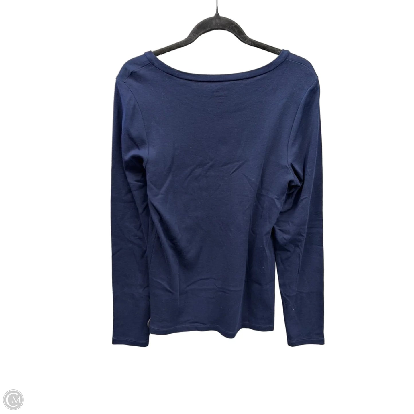 Top Long Sleeve Basic By J. Crew In Navy, Size: Xl