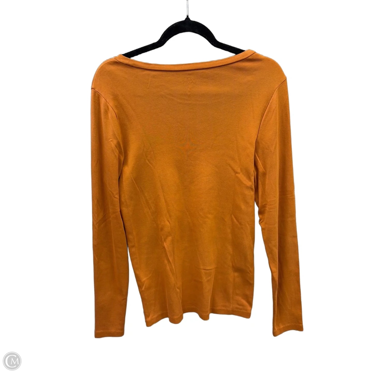 Top Long Sleeve Basic By J. Crew In Orange, Size: Xl