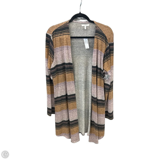 Cardigan By Maurices In Striped Pattern, Size: L