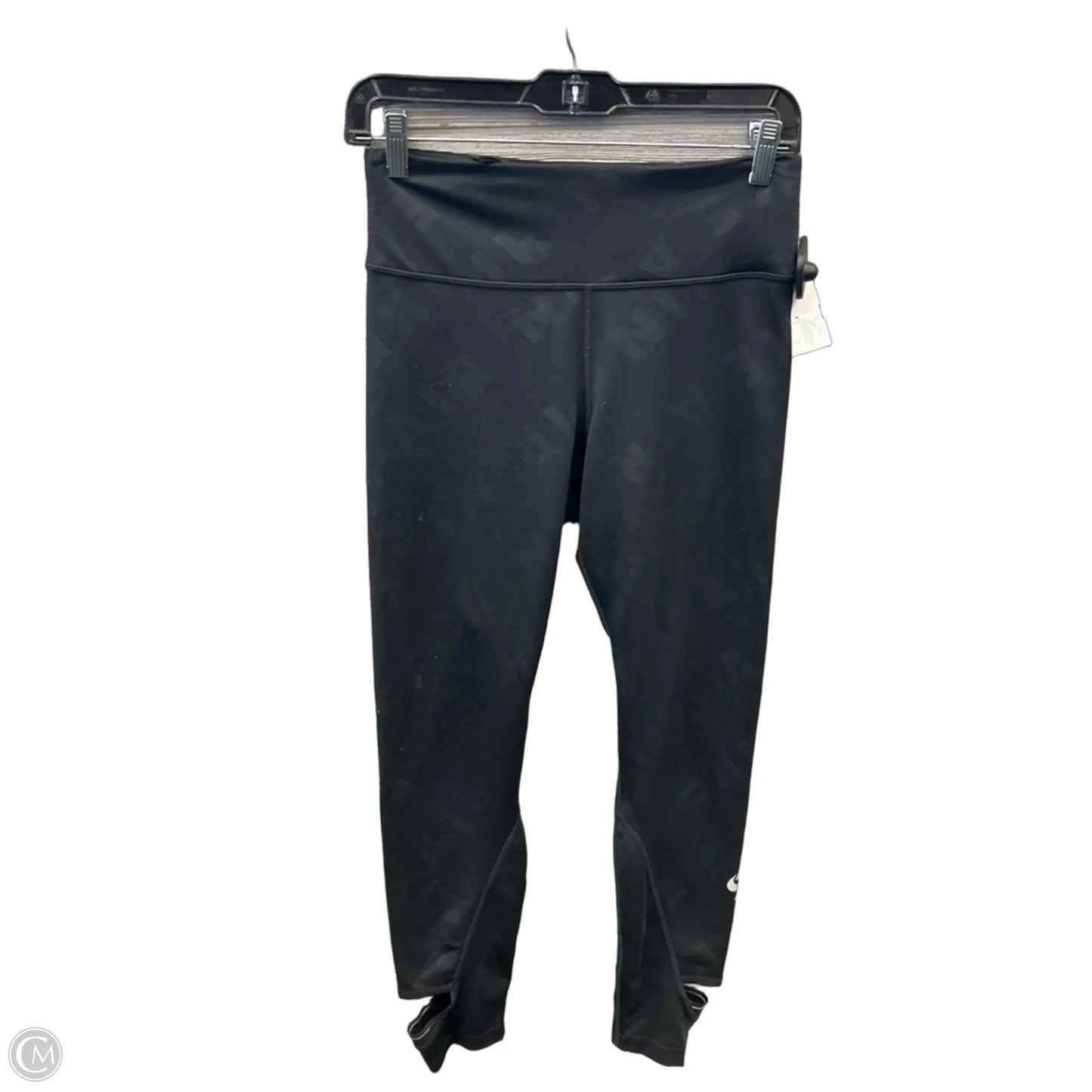 Athletic Leggings By Nike In Black, Size: M