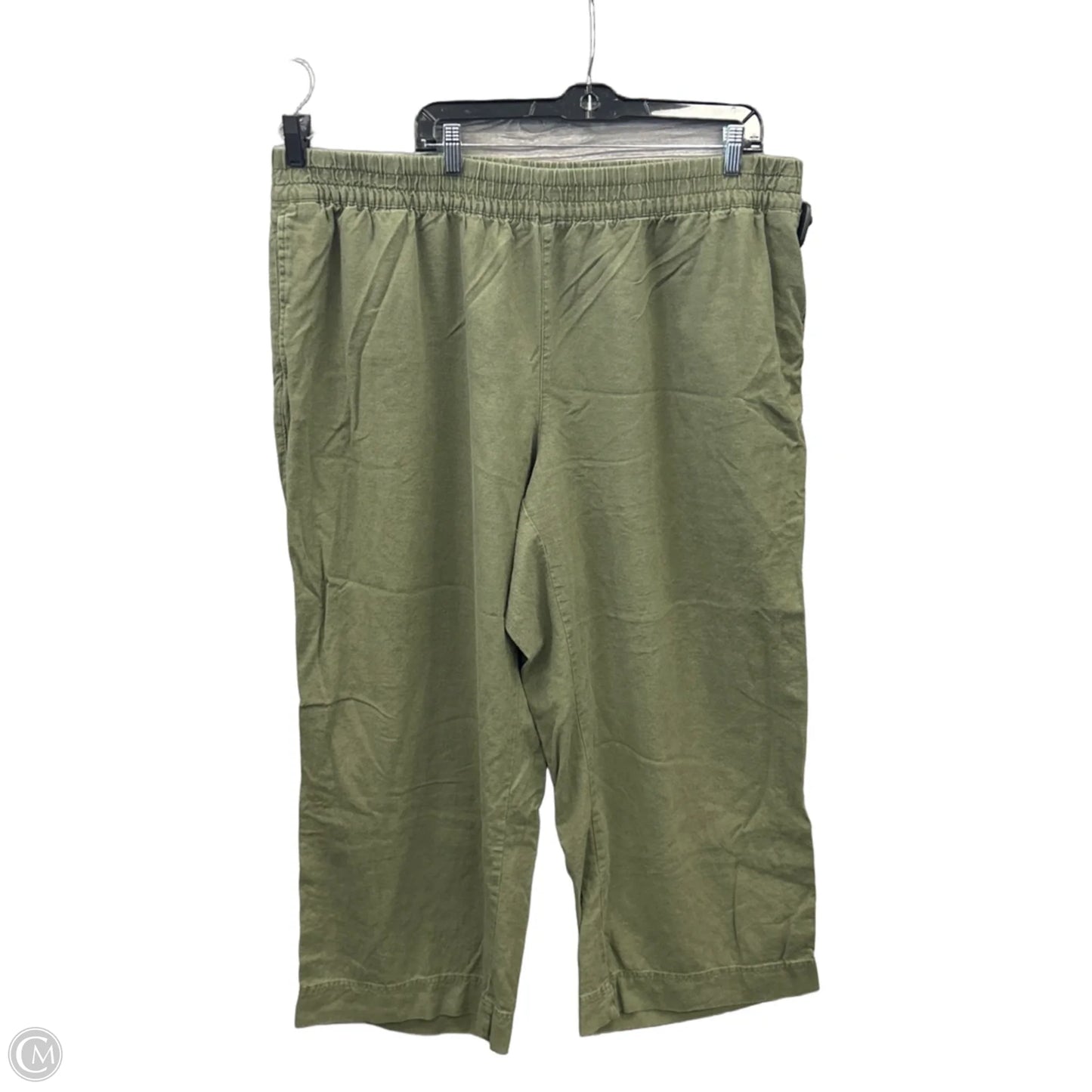 Pants Linen By Old Navy In Green, Size: 20